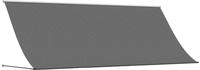 vidaXL Markise Einziehbar Anthrazit 400x150 cm Stoff und Stahl