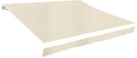 vidaXL Markisenbespannung Canvas Creme 6x3 m (ohne Rahmen)