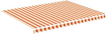 vidaXL Markisenbespannung Gelb und Orange 4,5x3,5 m (312020)