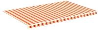Markisenbespannung Gelb Und Orange 5x3 M Vidaxl