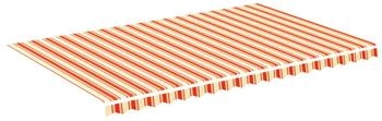 vidaXL Markisenbespannung Gelb und Orange 5x3 m (312021)