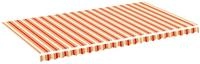 Markisenbespannung Gelb Und Orange 6x3,5 M Vidaxl