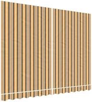 vidaXL Markisenbespannung Mehrfarbig Gestreift 3,5x2,5 m