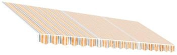 vidaXL Markisenbespannung Mehrfarbig Gestreift 4,5x3 m (367728)