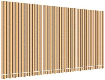 vidaXL Markisenbespannung Mehrfarbig Gestreift 6x3 m (367742)
