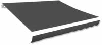 vidaXL Markisenbespannung Canvas Anthrazit 3,5x2,5 m