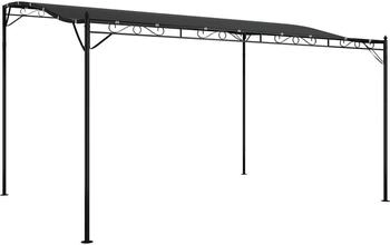 vidaXL Markise Anthrazit 4x3 m 180 g/m&sup2; Stoff und Stahl (362395)