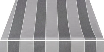Spettmann Halbkassettenmarkise Sky Fix B 400 cm x T 300 cm grau gestreift