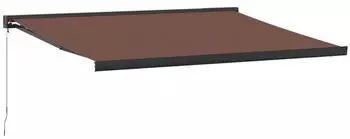 vidaXL Markise Manuell Einziehbar 400x300cm, Braun