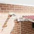 vidaXL Einziehbare Markise Rot und Weiß 450 x 350 cm Stoff und Metall (3331100)