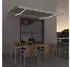 vidaXL Markise Manuell Einziehbar mit LED 450x300 cm Creme (3068922)