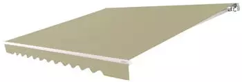 Costway Gelenkarmmarkise mit Kurbel 400x250cm, Beige (OP70563BE)
