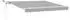 vidaXL Einziehbare Markise Hellgrau 300x250cm Polyester und Metall (3330090)