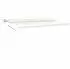 vidaXL Automatische Markise mit LED & Windsensor 500x350 cm Creme (3069032)