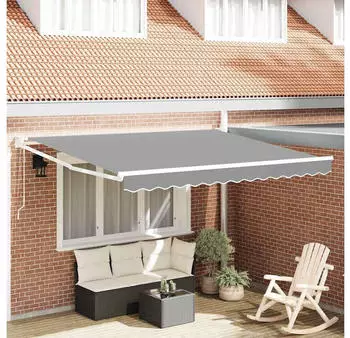vidaXL Markise Wei&szlig; 3 x 2,5 m Metall (362021)