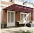 vidaXL Markise Manuell Ausziehbar 500x300cm Weinrot (3215322)