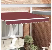 vidaXL Markisensch&uuml;rzen-Ersatz Burgunderstreifen 2,5 m Polyester