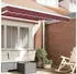 vidaXL Markisenvolant Segeltuch Bordeauxrot 230x20cm (42000701)