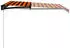 vidaXL Einziehbare Markise Handbetrieben 300x250cm Orange/Braun (3055187)