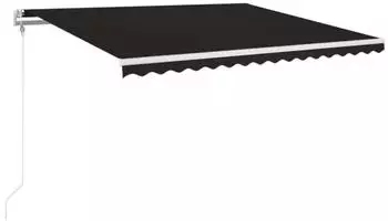 vidaXL Automatische Markise mit LED & Windsensor 400x350cm Anthrazit