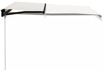 vidaXL Einziehbare Markise Handbetrieben 300x250cm Creme (3055185)