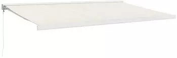 vidaXL Einziehbare Markise Stoff & Aluminium Creme 5x3m (3154530)