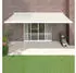 vidaXL Einziehbare Markise Stoff & Aluminium Creme 5x3m (3154530)