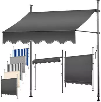 Kesser Klemmmarkise anthrazit 2,5 m