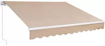 VEVOR Balkonmarkise Gelenkarm 2,4x2,1m h&ouml;henverstellbar einziehbar Stahl/Aluminium (RA250200)