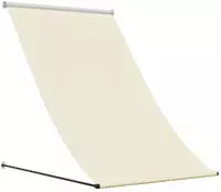 vidaXL Markise Einziehbar Creme 100x150 cm Stoff und Stahl