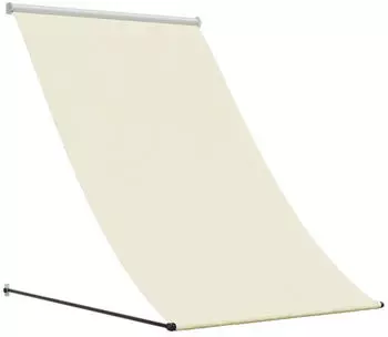 vidaXL Markise Einziehbar Creme 100x150cm Stoff und Stahl (368757)
