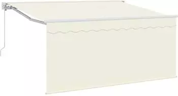 vidaXL Einziehbare Markise Creme 300x200cm Polyester/Aluminium (3329493)
