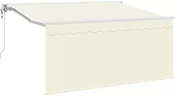 vidaXL Einziehbare Markise Creme 300x200cm Polyester/Aluminium (3329494)
