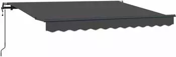 vidaXL Einziehbare Markise anthrazit 300x200cm (3329510)