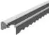 Eclipse Standard manuell Halbkassettenmarkise 3,5x3 m Tuch Grau