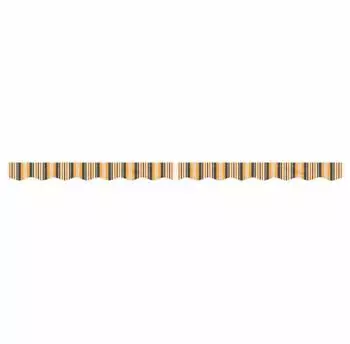 vidaXL Markisenvolant gelb und grau gestreift 3,5m (367811)