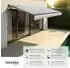 TecTake Ornella 300 x 250 x 41 cm Uv Beständig Beige