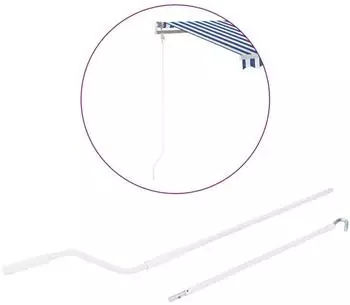 vidaXL Ersatz-Handkurbel f&uuml;r Markise 150cm