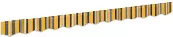 vidaXL Markisenvolant gelb/grau 2,3x0,2m Polyester (42000743)