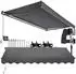 TecTake Ornella 300 x 250 x 41 cm Uv Beständig Dunkelgrau