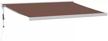 vidaXL Markise, automatisch, braun, 450x300cm