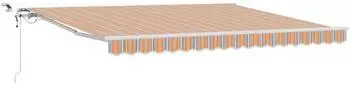 vidaXL Markisenstoff mehrfarbig 400x350cm Polyester