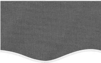 vidaXL Markisenvolant Ersatzstoff Gestreift Anthrazit 4,5m (367765)