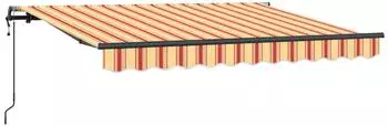 vidaXL Einziehbare Markise mehrfarbig 250x200cm (3329402)