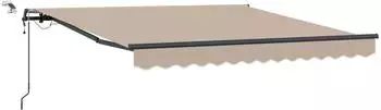 vidaXL Markisenstoff beige 350x250cm Polyester (3330346)