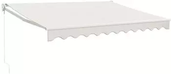 vidaXL Einziehbare Markise Stoff/Aluminium creme 3x2,5m (3154426)