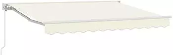 vidaXL Markisenrahmen 300x200cm Polyester mit PU-Beschichtung, creme