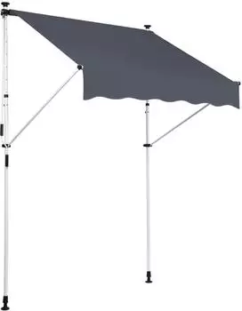 CLP Westerly Klemm-Markise 250x120cm anthrazit (317901)