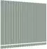 vidaXL Markisenersatzstoff grün und weiß 4x3m Polyester (42000658)