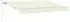 vidaXL Einziehbare Markise creme 300x200cm, Stoff (3329483)